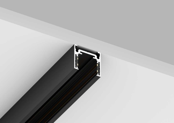 Шинопровод магнитный накладной Crystal Lux CLT 0.114 01 L2000 BL