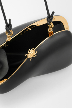 Loewe Клатч Minaudiere из кожи ягненка наппа, черный