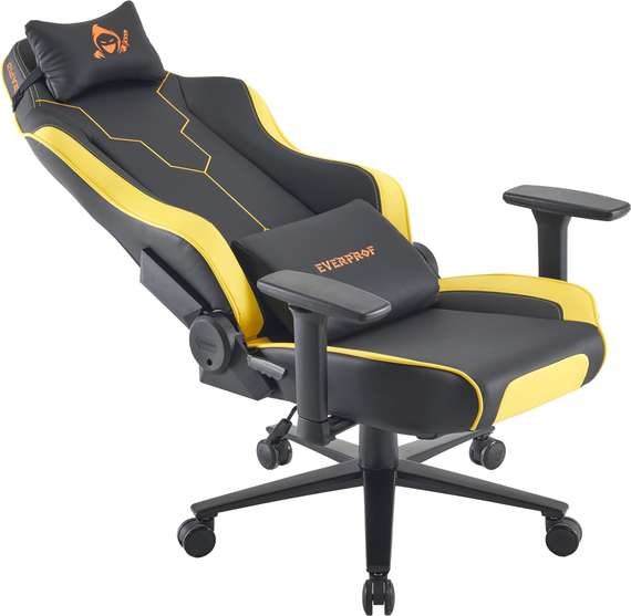 Геймерское кресло Everprof Rapid Экокожа Желтый