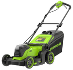 Газонокосилка аккумуляторная GREENWORKS 2520907 2x24V, 41 см, бесщеточная, без АКБ и ЗУ
