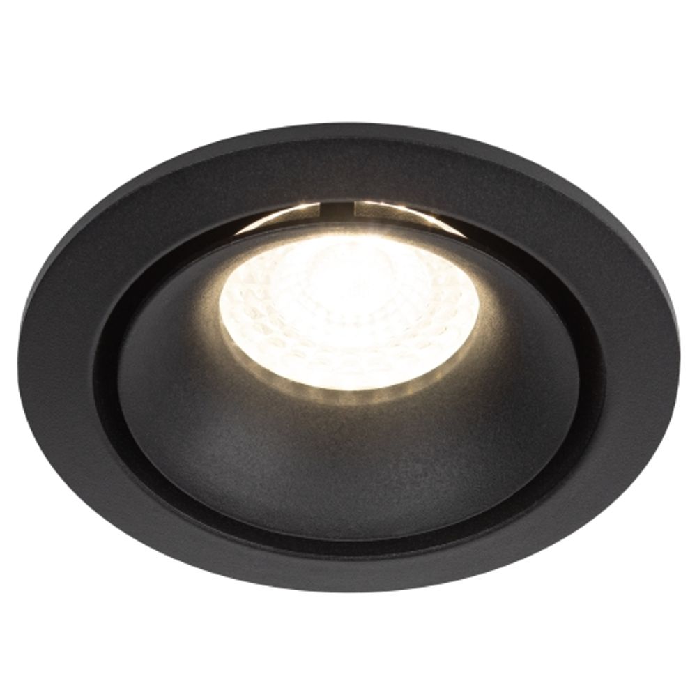 Светильник встраиваемый алюминиевый ЭРА KL100 BK под лампу MR16 GU5.3 черный
