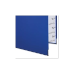 Регистратор 75мм BRAUBERG, покрытие пластик, с уголком, синяя