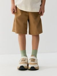 Шорты бермуды из джинскота "Миндаль"