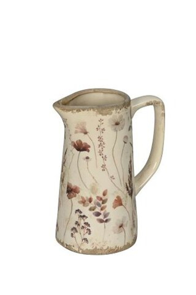 Кувшин декоративный "Маки" 15,5x10,5xH19,5см