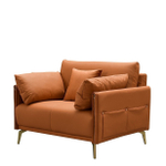 Кресло CALIFORNIA NAPPA SF002 коричневый #6606