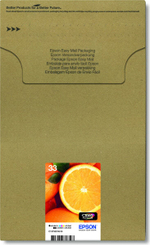 Epson Oranges C13T33374510 струйный картридж Подлинный Черный, Голубой, Пурпурный, Фото черный, Желтый 1 шт