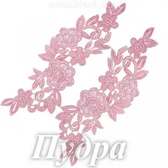 Лейсы кружевные, Пудра (модель F212)