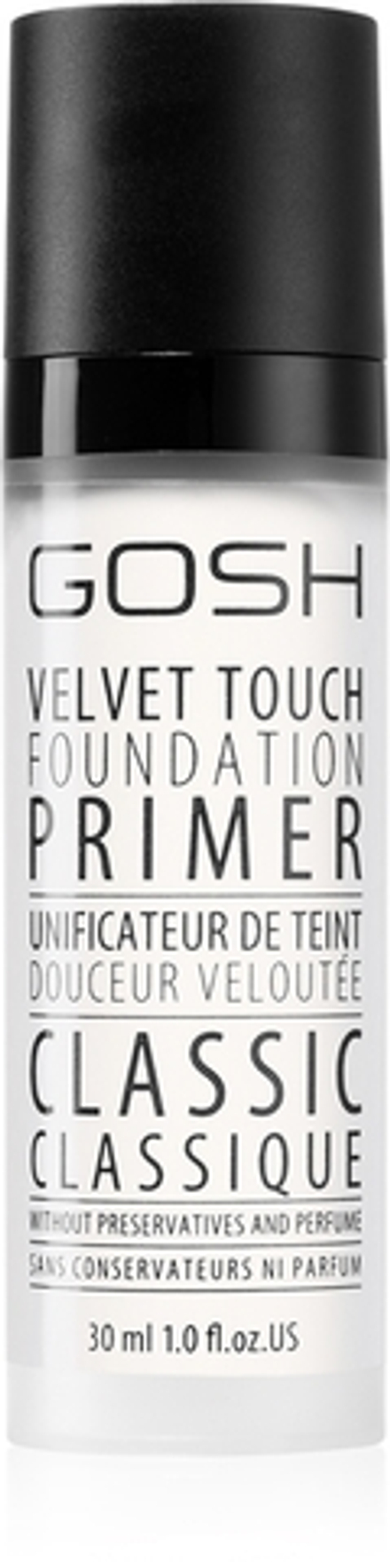 Gosh Velvet Touch - Основа под макияж, тональная основа, 30 ml