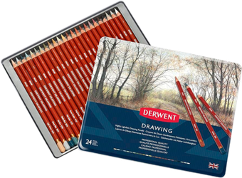 Derwent Drawing набор 24 цвета
