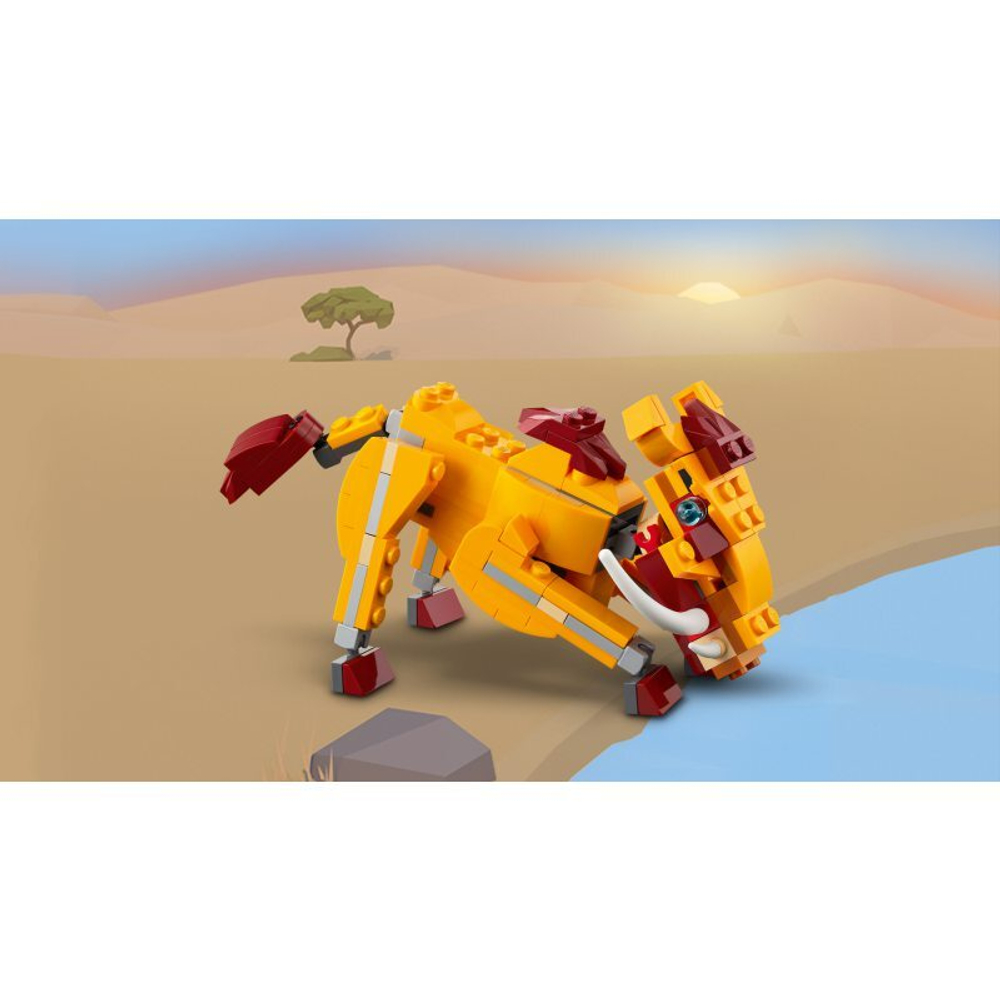 Конструктор LEGO CREATOR Лев 3в1 31112