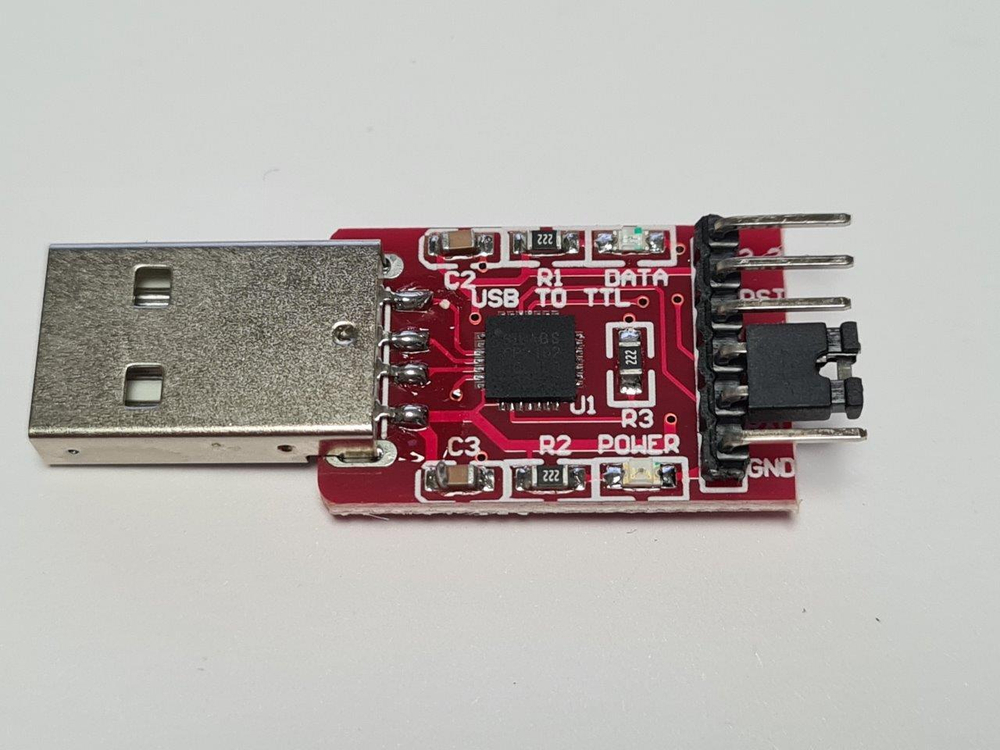 Преобразователь ET CP2102-6 USB-UART Red