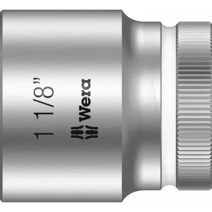 Торцовая головка Zyklop 1 1/8" 1/2″ дюймовая WERA 05003633001