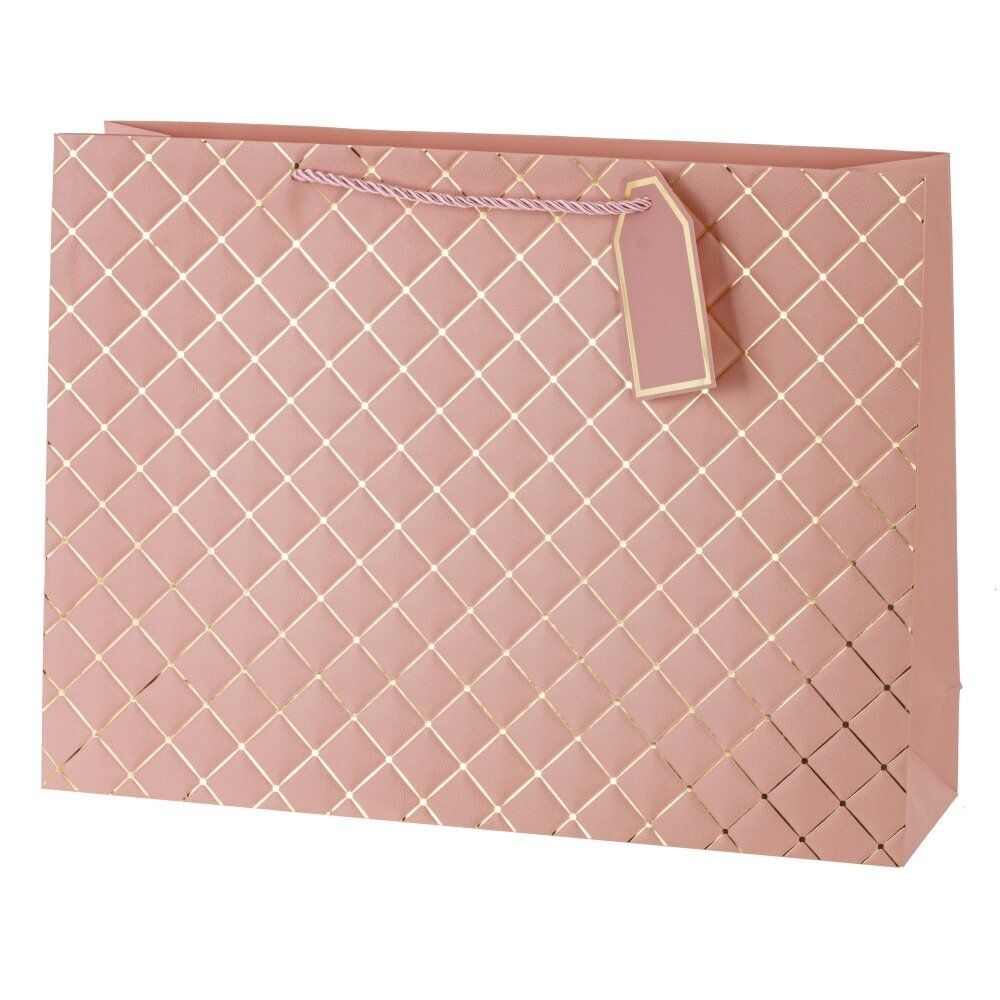 GAEM Пакет подарочный L (бумага 210г/м2, блок 12шт), L41 W12 H32 см, 6в.