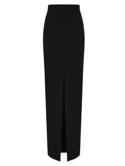 Юбка макси с разрезом спереди