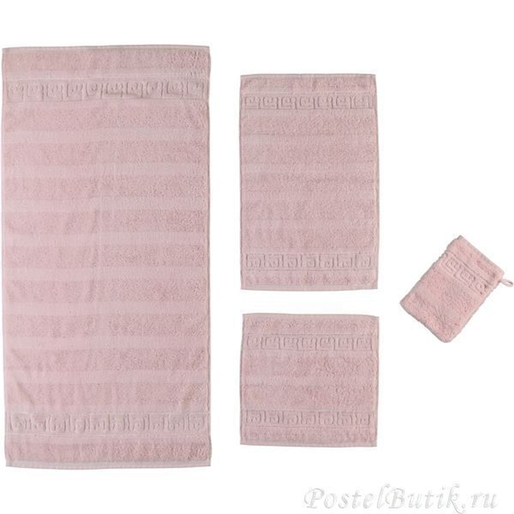 Полотенце 50x100 Cawo Noblesse 1001 пудрово-розовое