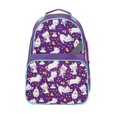 Рюкзак школьный Тимошка ОРТ "Котики" 37*26*13 см. 2 отд., 1 карман, боковые карманы (Luris)