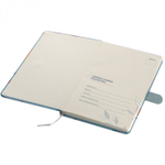 Записная книжка, А5, Yalong, 7БЦ, матовая ламинация, ляссе, клапан на магните, клетка, 80 л., "Летний стил", ассорти