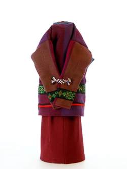 Кукла коллекционная в туркмено-текинском женском костюме