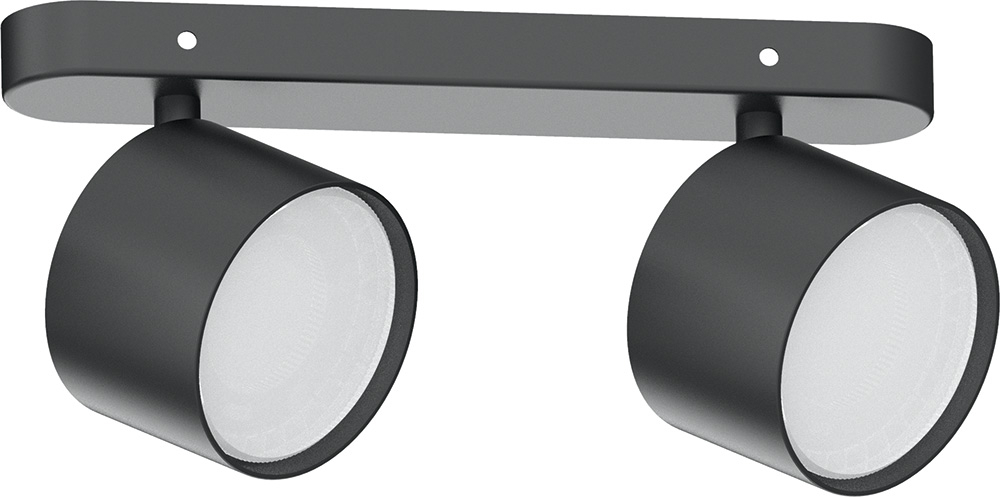 Светильник Feron ML212 2*GX53 черный настенно-потолочный