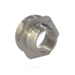 Ниппель латунь никель переходной Ду 15х10 (1/2"х3/8") НР SantechSystems