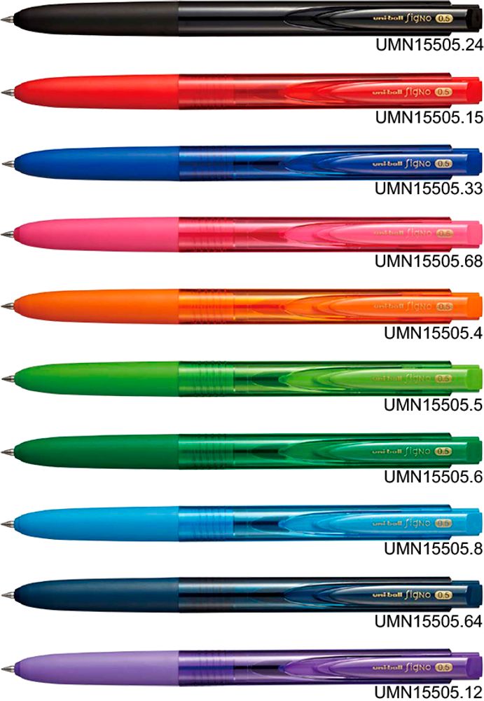 Гелевые ручки Uni-ball Signo RT1 0,5 мм - UMN-155-05
