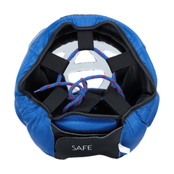 HGS-4023S Шлем SAFE на шнуровке синий