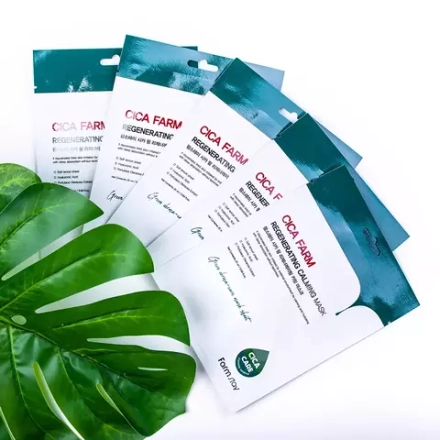 FarmStay Маска тканевая с центеллой восстанавливающая - Cica farm regenerating calming mask, 25мл