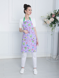 MediS.moda поварской сиреневый фартук Ф-208