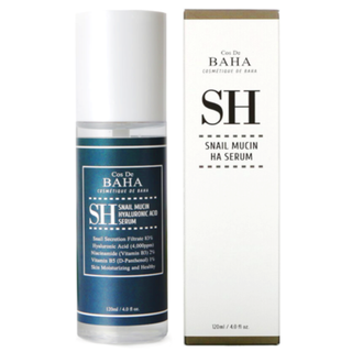 Увлажняющая сыворотка с муцином улитки и гиалуроновой кислотой Cos De BAHA Snail Mucin Hyalronic Acid Serum SH, 120 мл