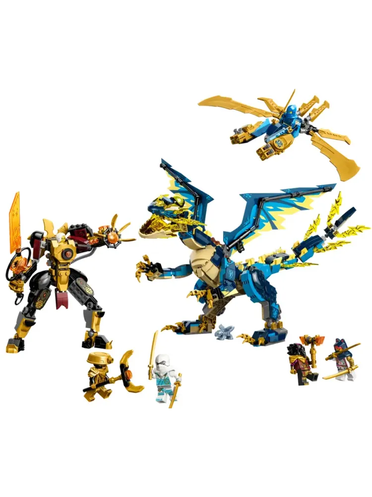 Конструктор NINJAGO 71796 Дракон против Робота-императрицы