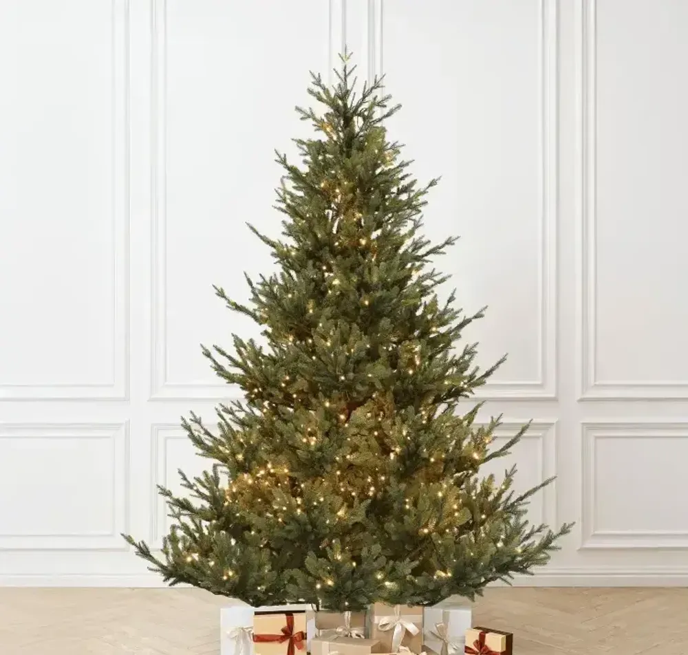 Елка с гирляндой встроенной «Eiffel» (Литая хвоя) 180 см / 1,8 м