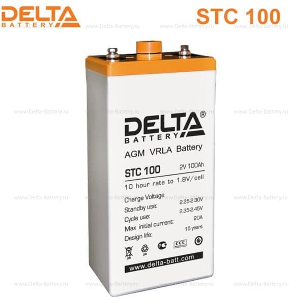 Аккумуляторная батарея Delta STC 100 (2V / 100Ah)