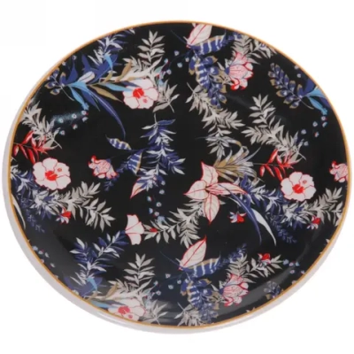 Тарелка керамическая «Paradise» 15см, черная