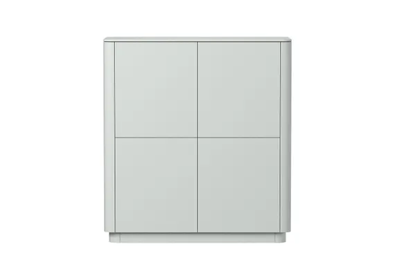 Шкаф Tammi 4 двери (светло-серый)