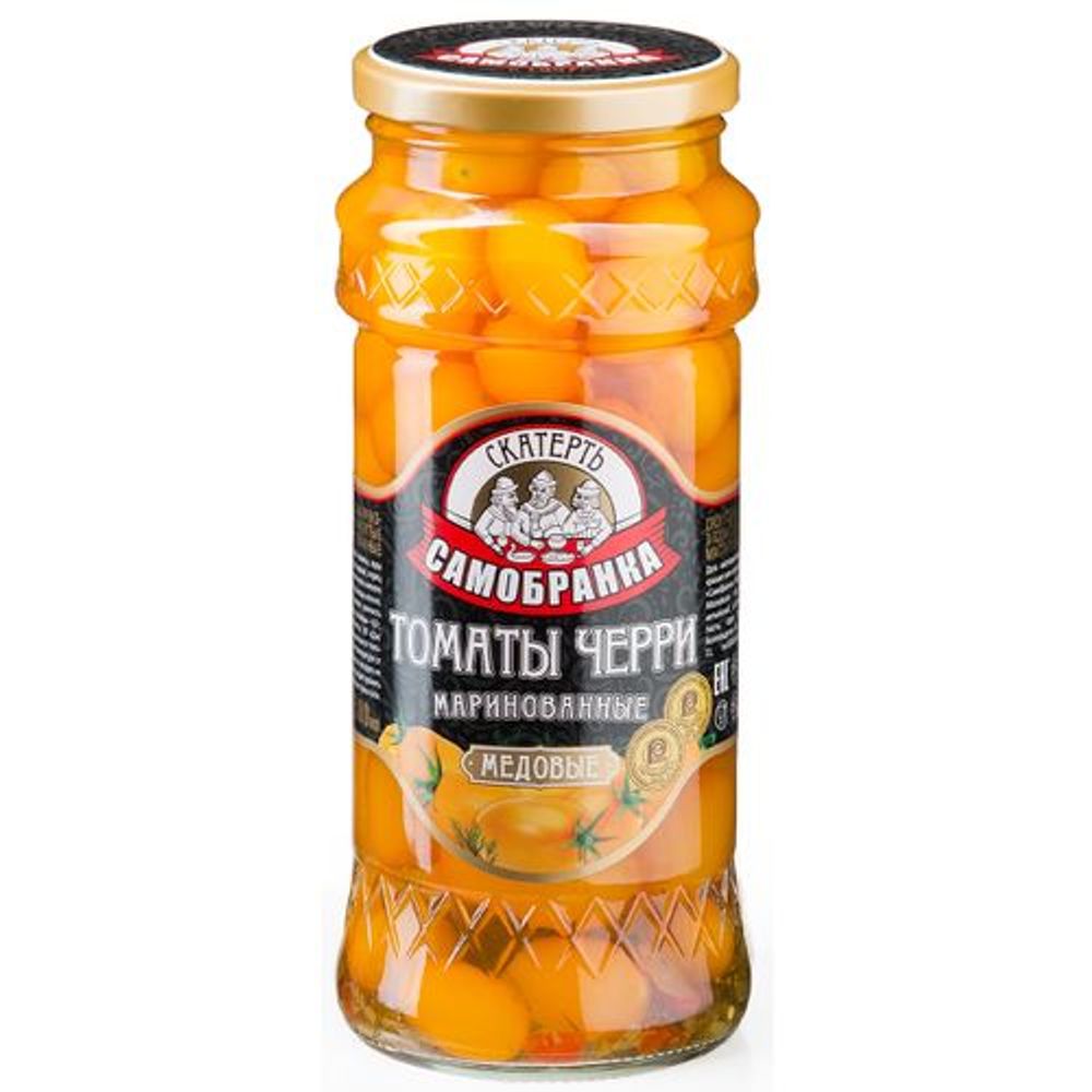 Томаты Черри "Скатерть Самобранка" маринованные медовые 500мл