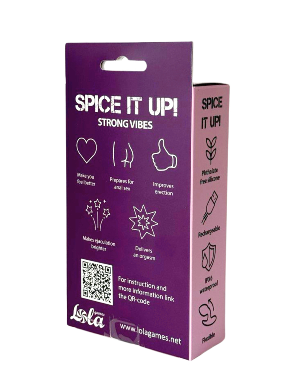 Lola games Spice it Up Charm - Перезаряжаемая анальная пробка