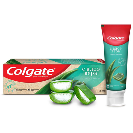 Зубная паста Colgate с фторидом Алоэ вера 75 мл