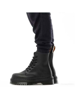Dr. Martens Jadon II Mono Платформенные черные женские ботинки