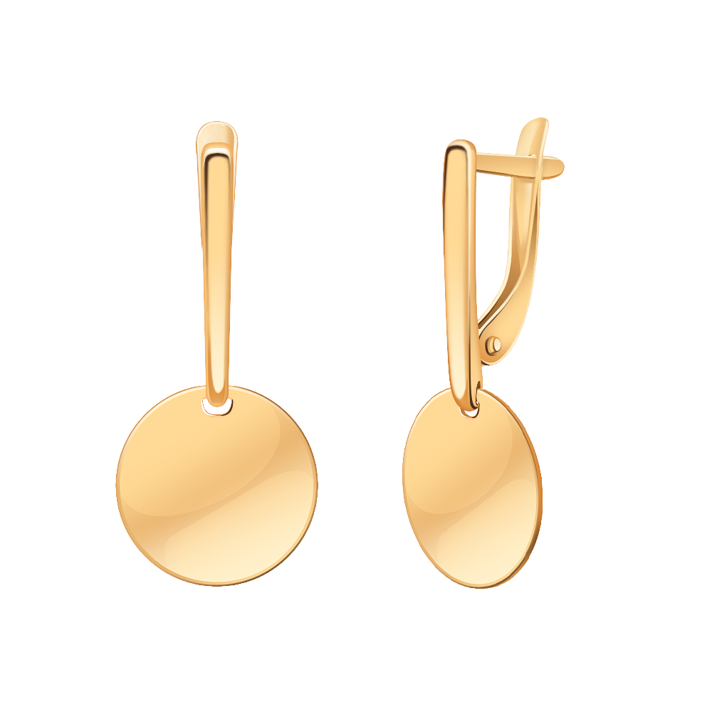 Серьги из золота 585 пробы