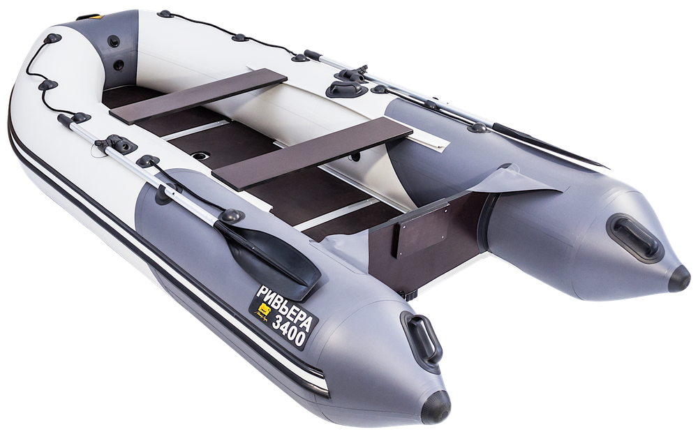 Лодка ПВХ Мастер Лодок Ривьера Компакт 3400СК "Комби" -