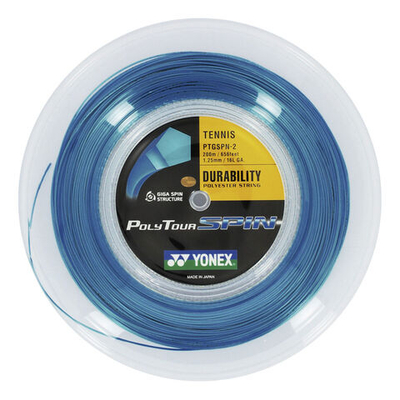 Струны теннисные Yonex Poly Tour Spin String Reel 200m - Blue