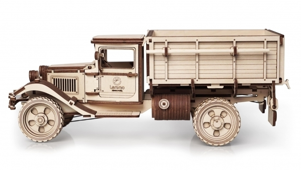 Конструктор 3D деревянный Lemmo Грузовик "Полуторка" Кузов