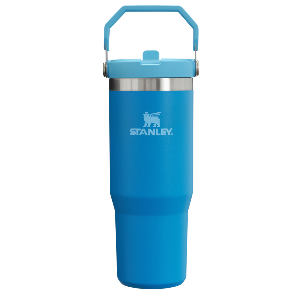 Термокружка Stanley IceFlow Flip Straw Tumbler (0,89 литра), голубая