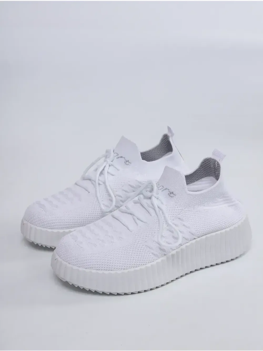 Слипоны на высокой подошве мокасины летние текстильные