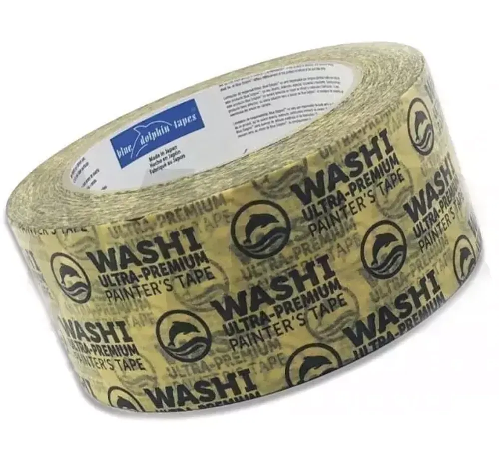 Лента малярная на рисовой бумаге Washi 48мм. 50м