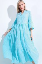 Платье Любим яркое, блю DStrend (Акция)