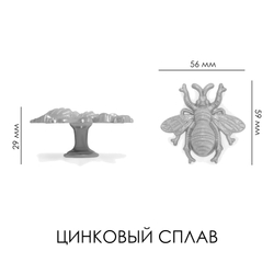 Ручка-кнопка Ф2.2, 1 шт