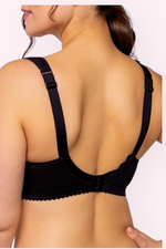 Бюстгальтер для фиксации протеза молочной железы после мастэктомии р. 95E  черный, Valeria 0790