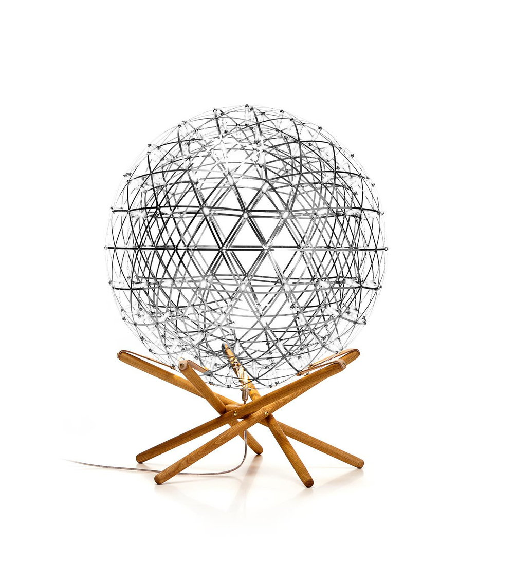 Напольная лампа   Raimond Tensegrity by Moooi (серебряный, D 89 cm)