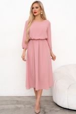 Платье Селена (пудровый) Р11-1186/6 Nikol